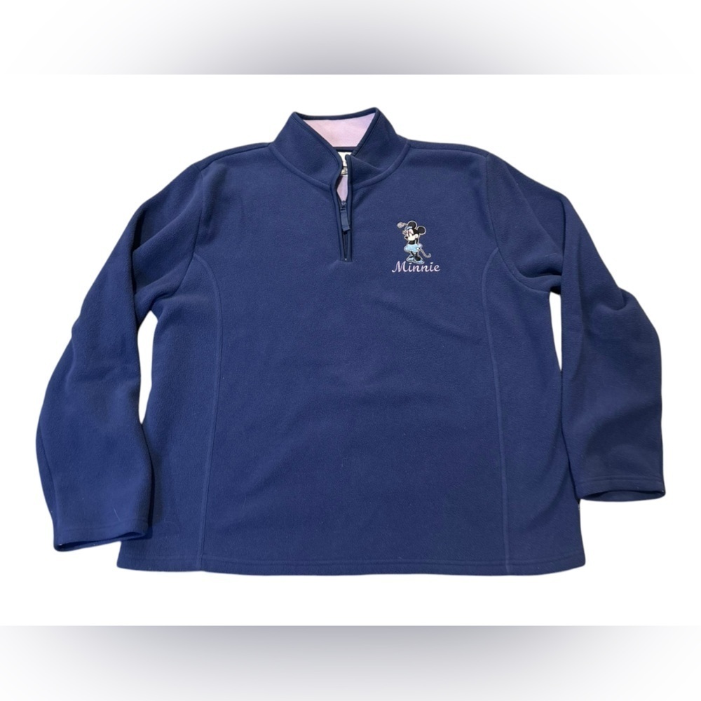 Disney store exclusive Minnie Mouse fleece Pullover L